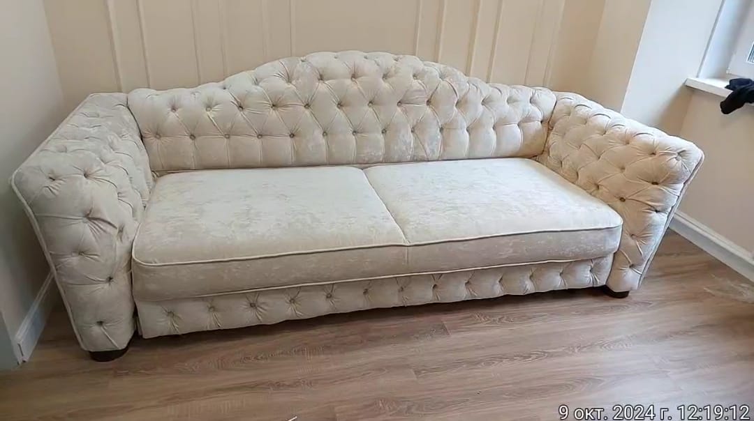 Замена обивки дивана на дому. Кандалакша