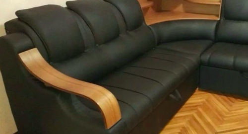 Перетяжка кожаного дивана. Кандалакша